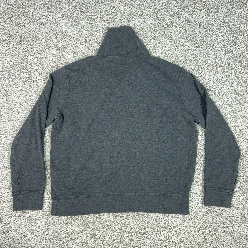 Polo Ralph Lauren Sweater Mens XL Gray Shawl Collar Button Pullover Pony Logo‎